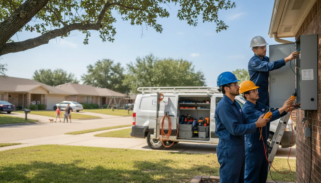 Certified electrician providing emergency electrical services in Nickerson, NE
